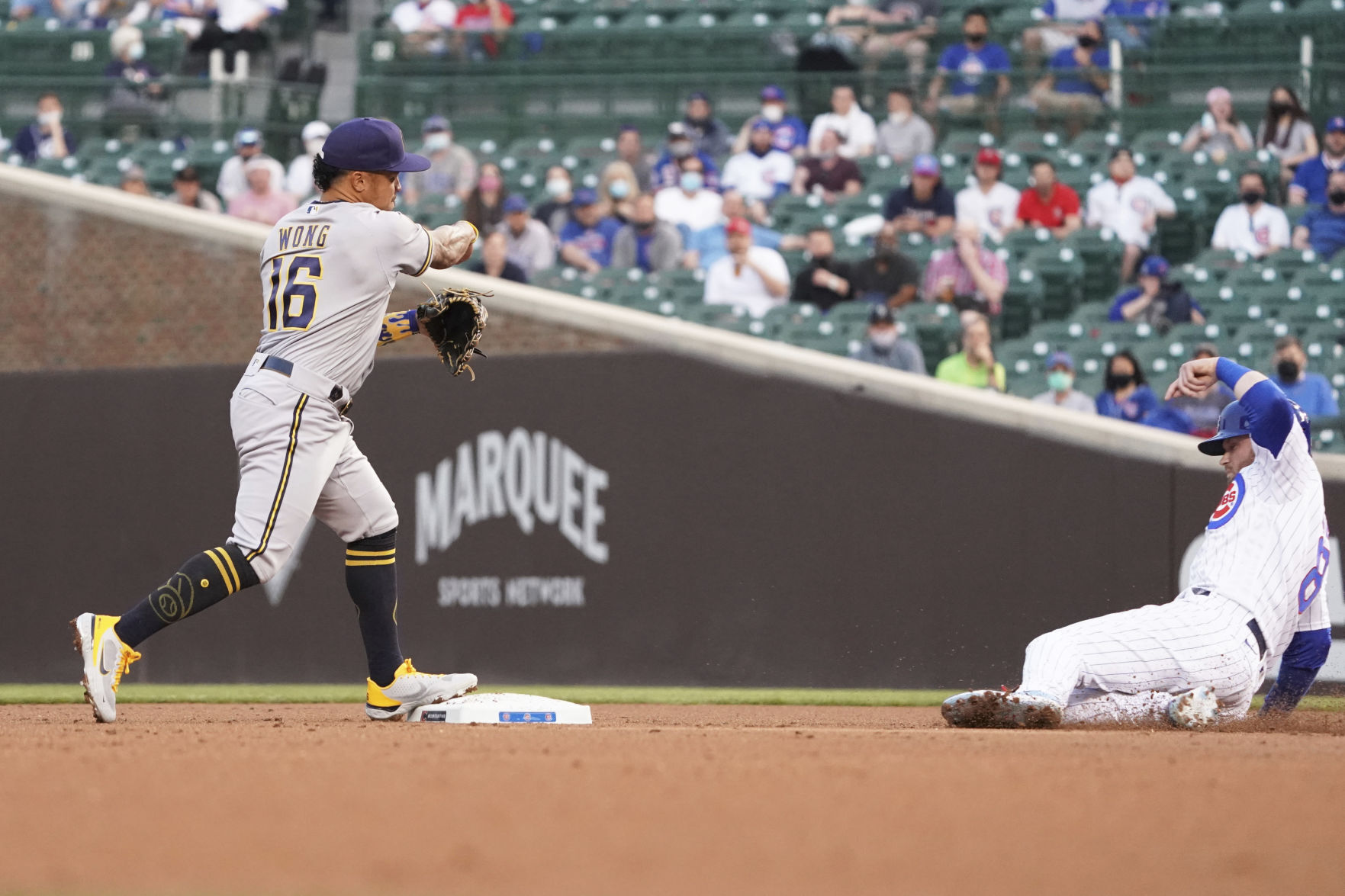 Kolten Wong - Brewers vs. Cubs